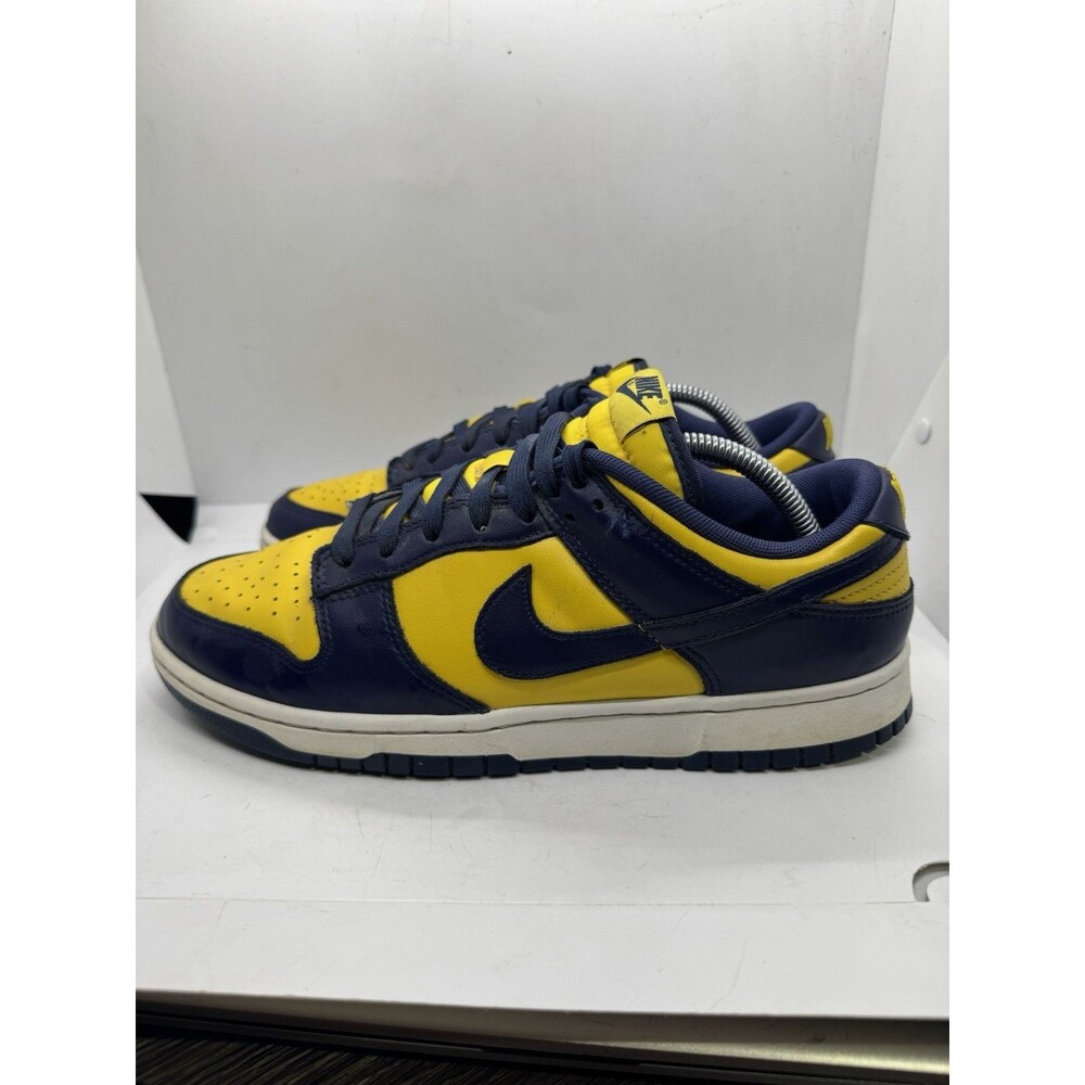 Nike Dunk Low Retro Shoes Mens Size 9 Varsity Maize Navy Michigan DD1391 700